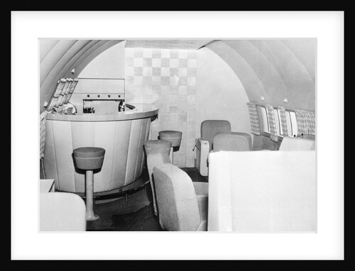 Interior Shot of Howard Hughes Flying Cocktail Lounge by Anonymous