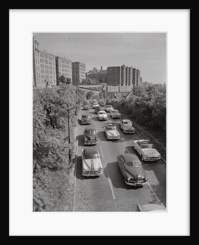 Aerial View of Car Traffic by Anonymous