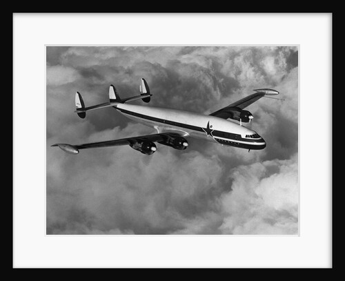 Airplane in Flight by Anonymous