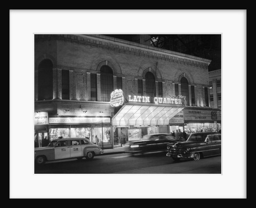 Exterior Front View of the Latin Quarter Nightclub by Anonymous