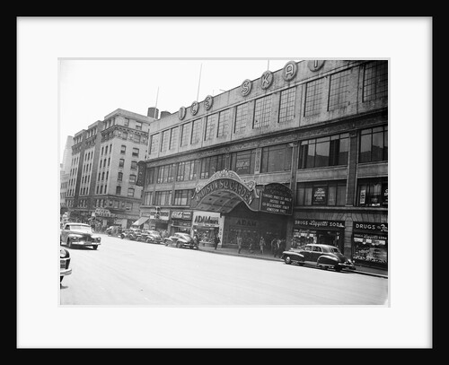 Madison Square Garden with Automobiles on Street by Anonymous