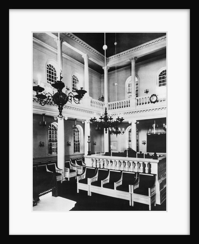 Interior View of Touro Synagogue by Anonymous