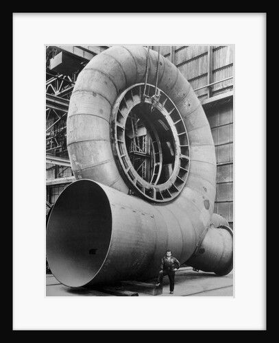 66 Ton Spiral Casing for a Water Turbine by Anonymous