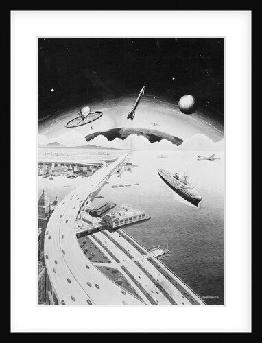 Futuristic View of the World by Anonymous