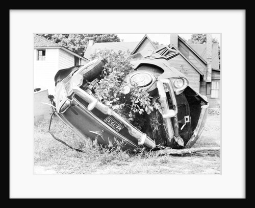 Car Wrapped Around a Tree by Anonymous