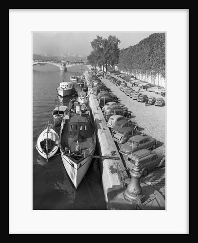 Pedestrians Viewing the Boat and Auto Show by Anonymous