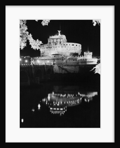 St. Angelo Castle Reflecting in the Tiber River by Anonymous
