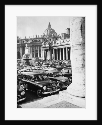 Cars Parking for Vatican Visit by Anonymous