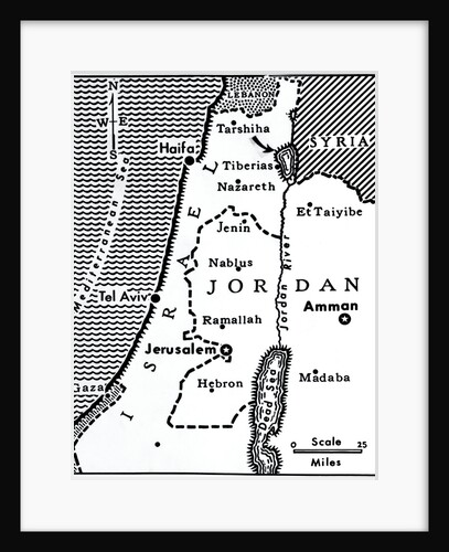 Map Indicating Israeli Attacks on Syria by Anonymous