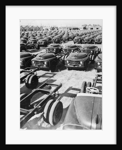 Parking Lot Toyota Cars by Anonymous