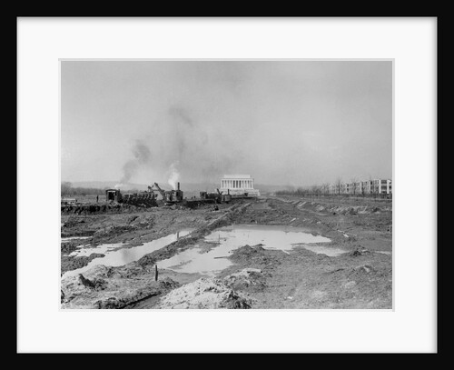 Excavation for the Reflecting Pool by Anonymous