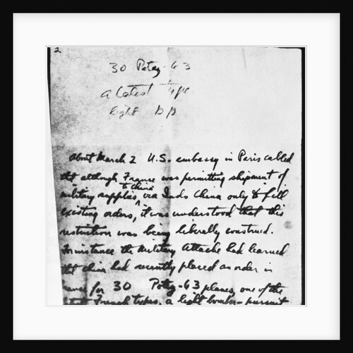 Handwritten Note Supposedly by Communist by Anonymous