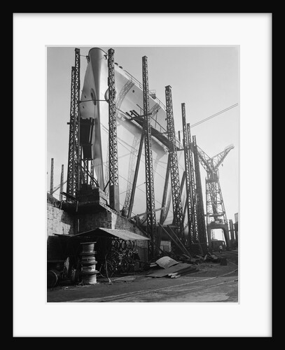 View of Crane Like Structure of Ship by Anonymous