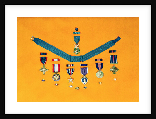 United States Military Medals by Anonymous