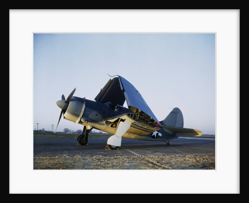 Navy Curtiss-Wright SB2C Helldiver with Wings Folded Up by Anonymous