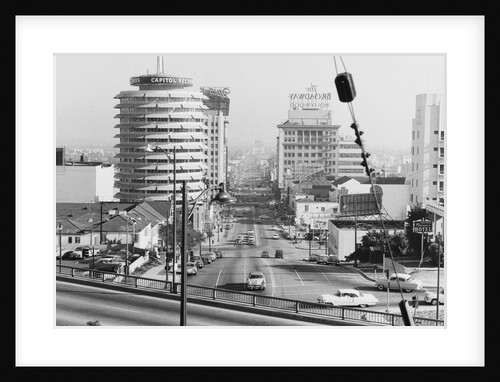 Cars Driving on Hollywood Street by Anonymous