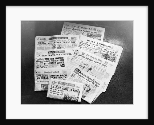 London Press Headlines for Korean Crisis by Anonymous