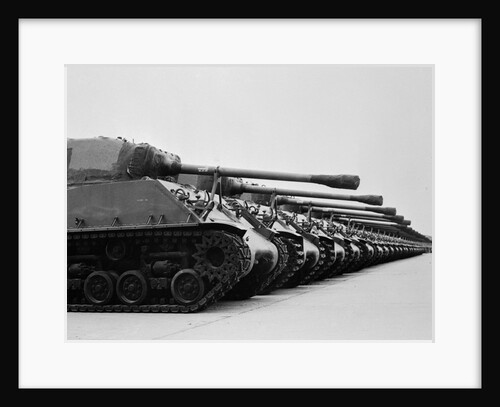 Tanks on Runway by Anonymous