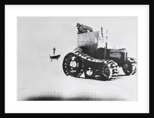 Tractor Arriving at South Pole by Anonymous
