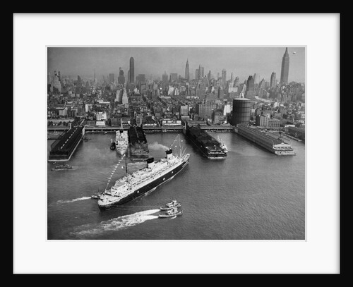 SS Liberte (Formerly Europa) Berths in New York, 1950 by Anonymous