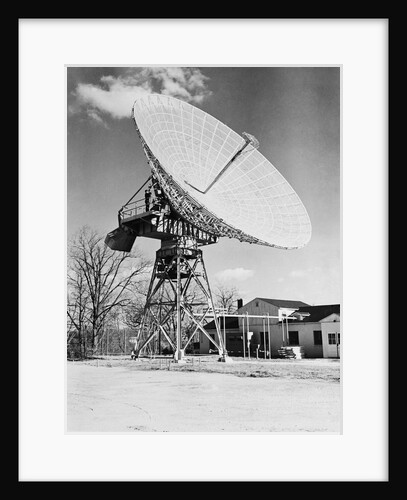 View of Large Satellite Dish by Anonymous