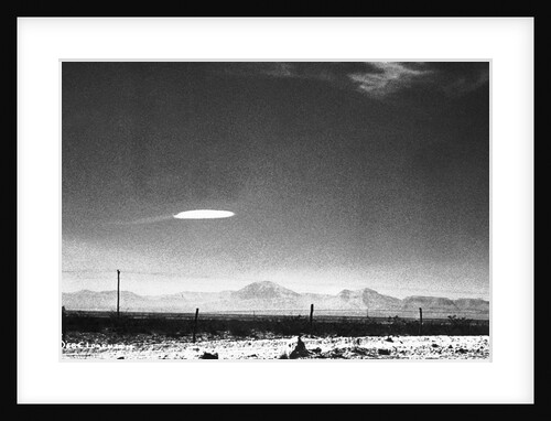 UFO Flying Over New Mexico by Anonymous