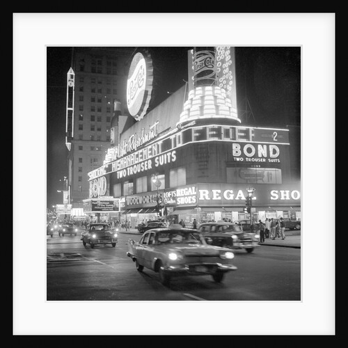 Traffic and Stores in Times Square by Anonymous