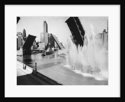 SS Joseph P. Kennedy on the Chicago River by Anonymous