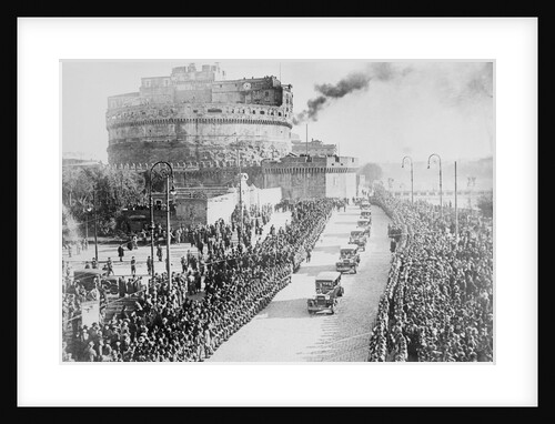Procession of King Victor Emanuel III and Queen Elena by Anonymous