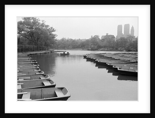 Empty Boats in Central Park by Anonymous