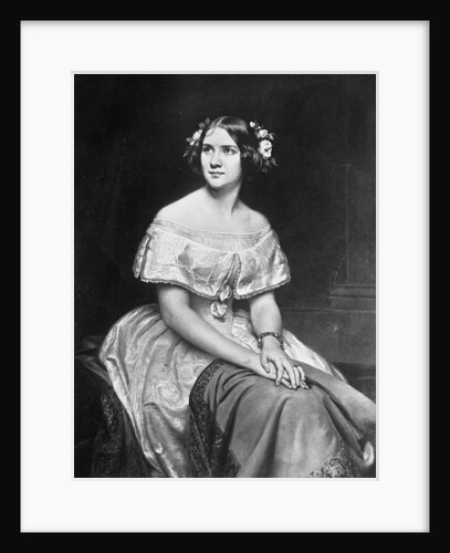 Portrait of Jenny Lind Sitting by Anonymous
