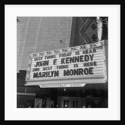 Marilyn Monroe and John F, Kennedy by Anonymous