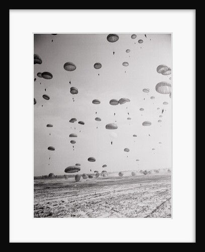 Parachute Troop Landing by Anonymous