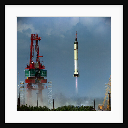 Rocket Blasting into Space by Anonymous