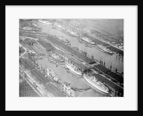 Aerial View of the King George V Dock by Anonymous