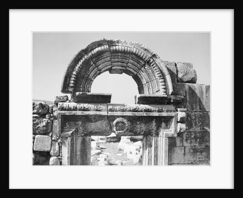 An Ancient Marble Portal From a Synagogue by Anonymous