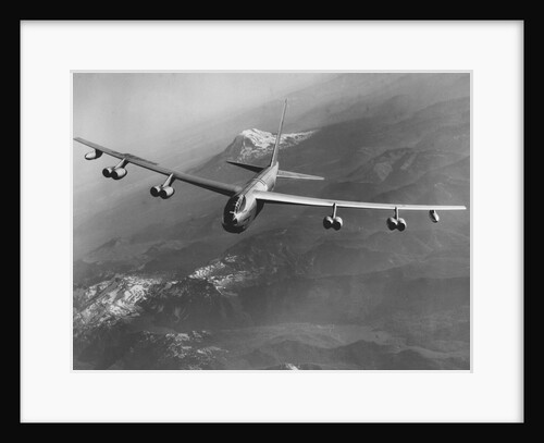 Boeing B-52 Stratofortress in Flight by Anonymous