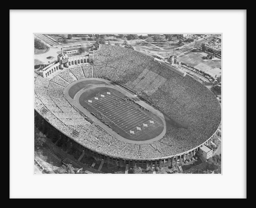 Aerial View of the Los Angeles Coliseum by Anonymous
