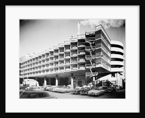 Exterior View of a Parking Garage by Anonymous