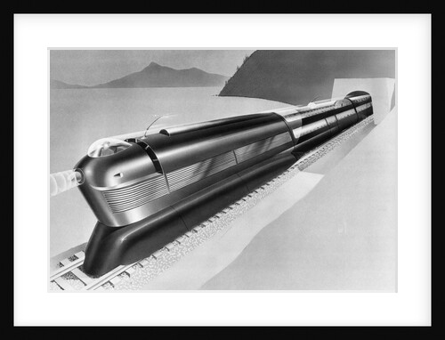 Futuristic Train Design by Anonymous