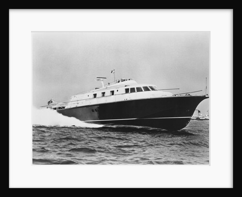 Large Yacht Offshore by Anonymous