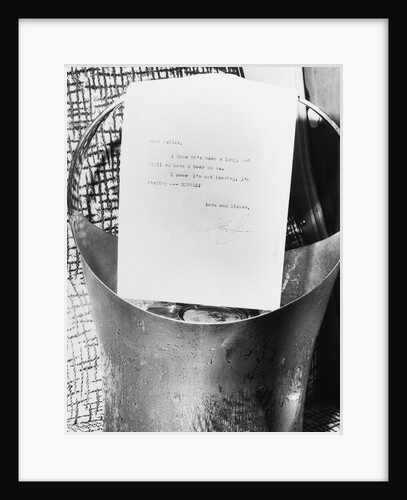 Marilyn Monroe Sending Beer to News Reporters by Anonymous