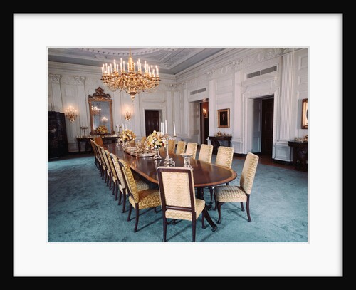 White House State Dining Room by Anonymous