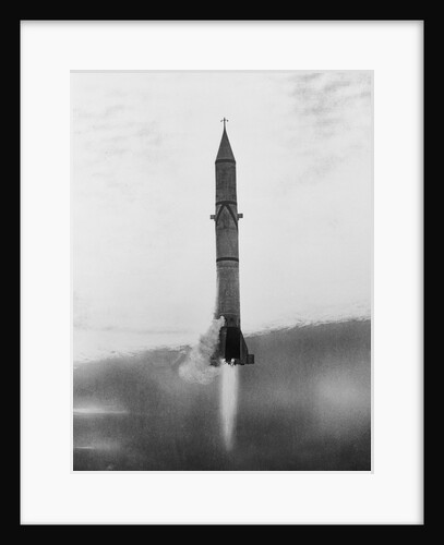 View of Army's Redstone Rocket Launching by Anonymous