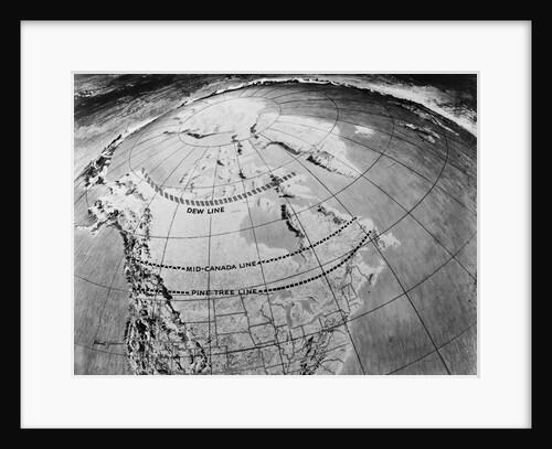 A Dew Line Map by Anonymous