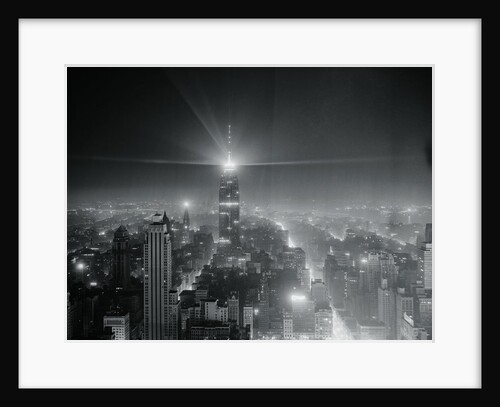 View of Brightest Continuous Manmade Source of Light by Anonymous