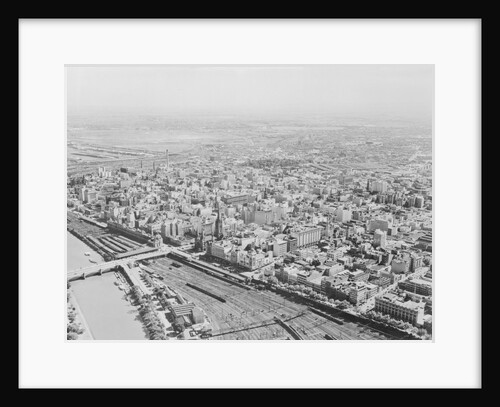 Aerial View of Melbourne, Australia by Anonymous