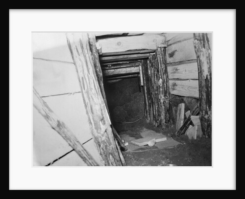 Secret Tunnel Under Berlin Wall by Anonymous