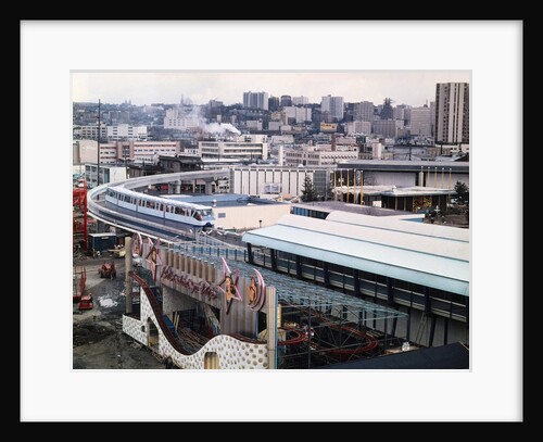 Train Passing on Fair Railway by Anonymous