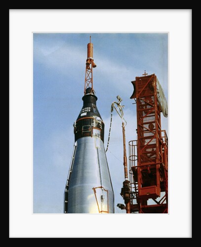 Rocket on Launch Pad by Anonymous